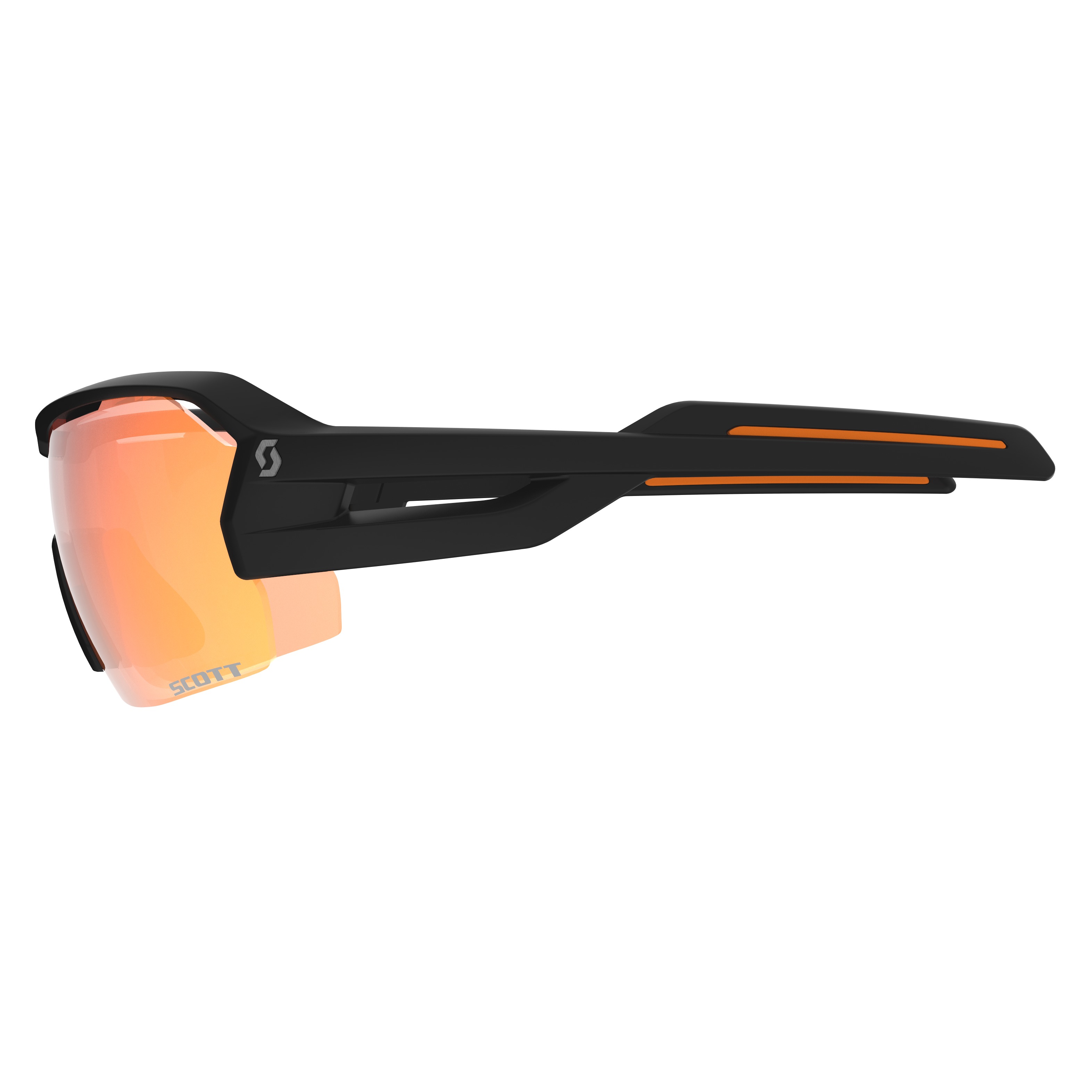 OCULOS DE SOL SCOTT SPUR - BLACK MATT/ORANGE / RED CHROME ENHANCER